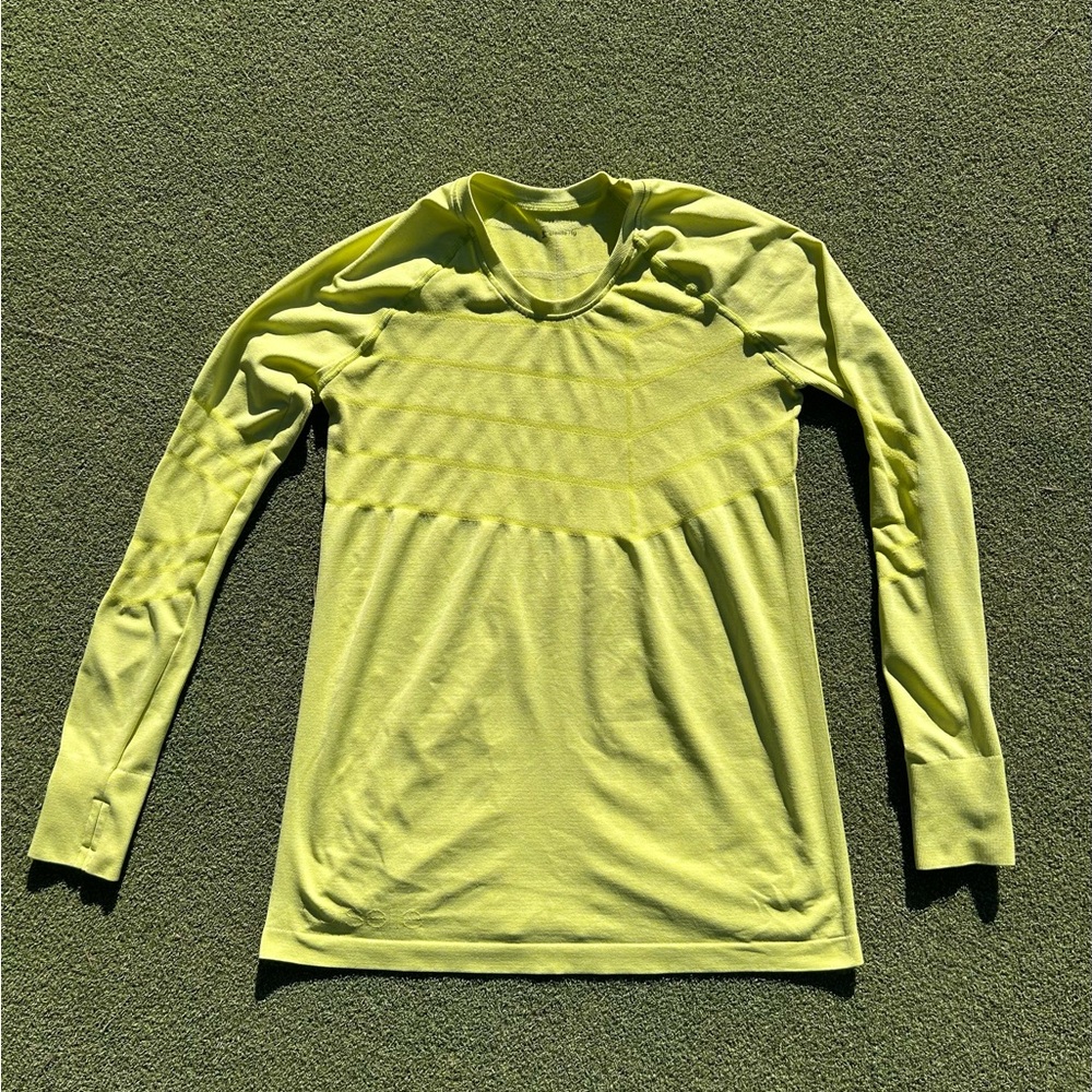 Oiselle long sleeve tee, size L
